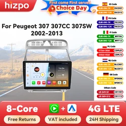 Autoradio Hizpo 6115 con CarPlay y Android Auto – Peugeot 307