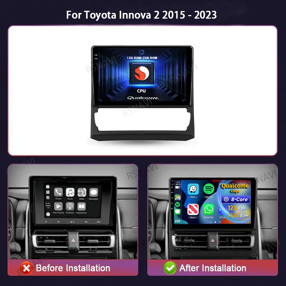 Radio Android 15 para Toyota Innova 2 - imagen 2