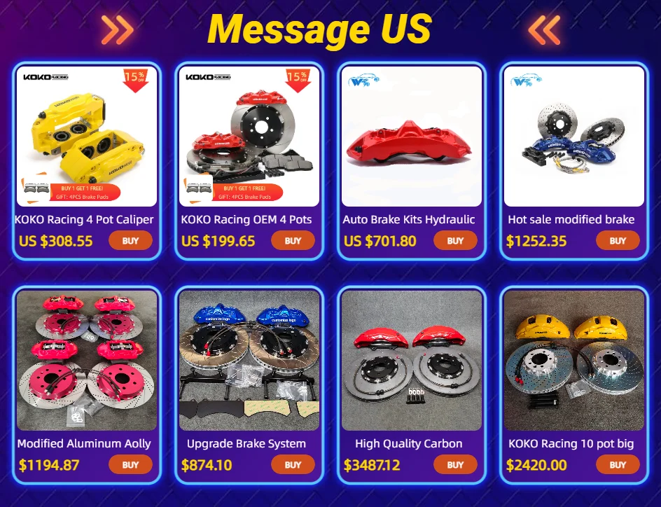 Kit de freno grande KOKO RACING 6 pistones para Camry