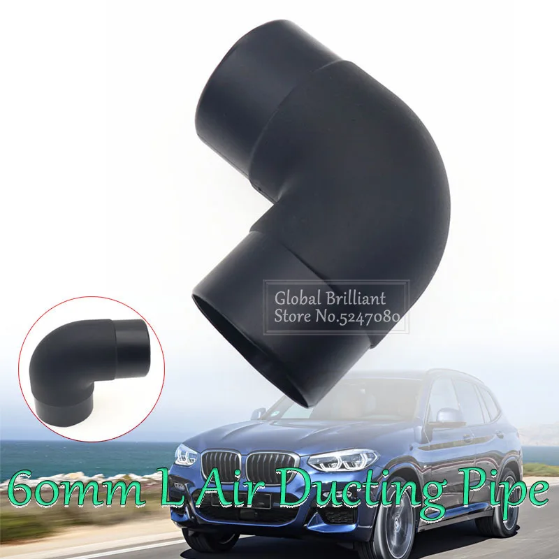 60Mm Luchtkanalen Plastic Pijp Elleboog Outlet Connector Fit Voor Eberspaecher Webasto Heater Auto Accessoires L Luchtkanalen Pijp