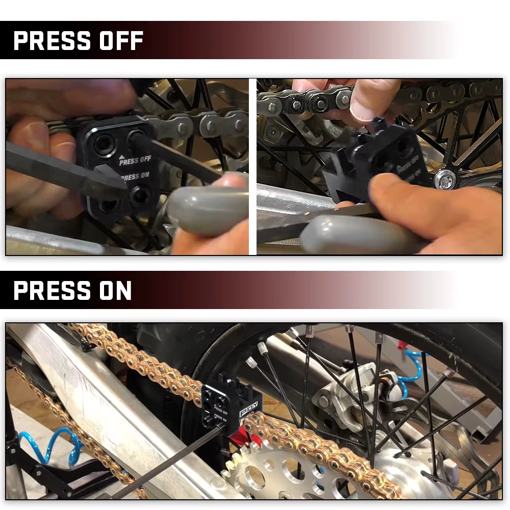 Prensa cadena eslabón maestro universal - Moto ATV 520 525 530 - imagen 4