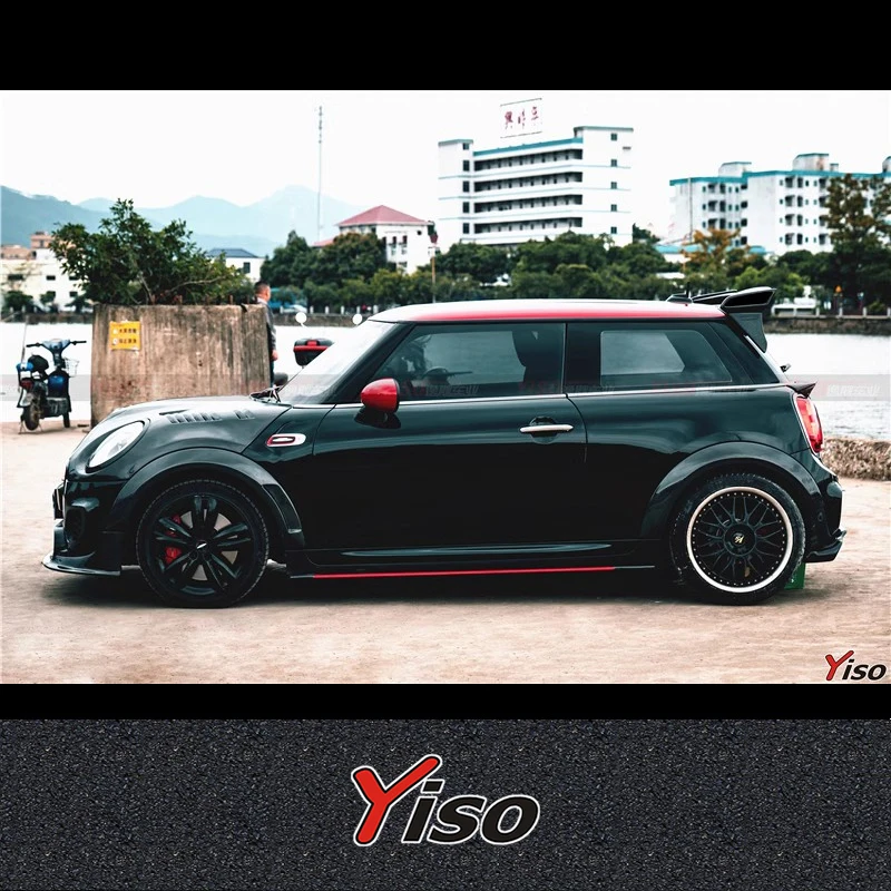 Cejas fibra carbono delanteras y traseras para MINI F55 F56 JCW - imagen 3