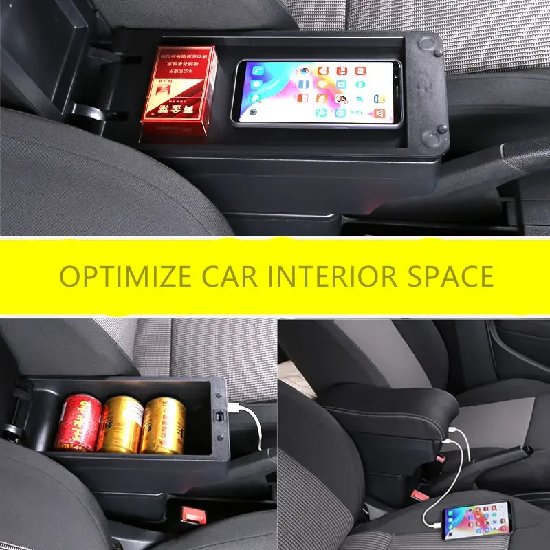 Caja reposabrazos con USB para Skoda Octavia III (A7) 2014-2017 - imagen 5