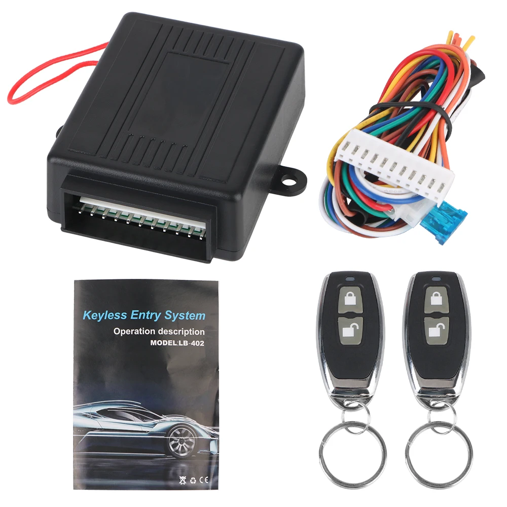 Control remoto puertas coche 12V con 2 mandos – entrada sin llave - imagen 2