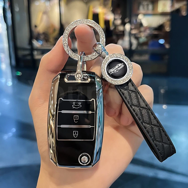 Funda de llave TPU para mando Kia Ceed, Rio, Sportage y Soul - imagen 3