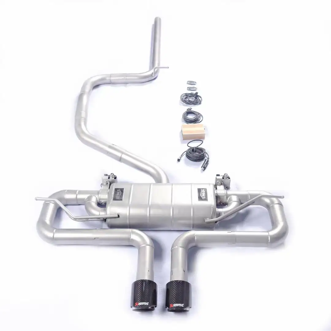 Sistema catback con válvula eléctrica para VW Golf VII, inox 304 - imagen 5