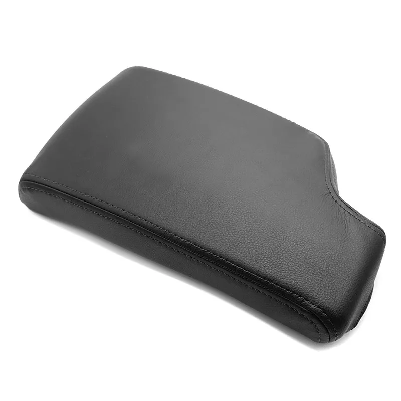Funda negra de microfibra para reposabrazos BMW E90 (2005-2012) - imagen 2