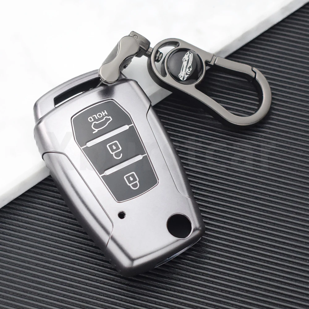 Funda llave TPU gris para SsangYong Kyron Actyon Korando Tivoli - imagen 3
