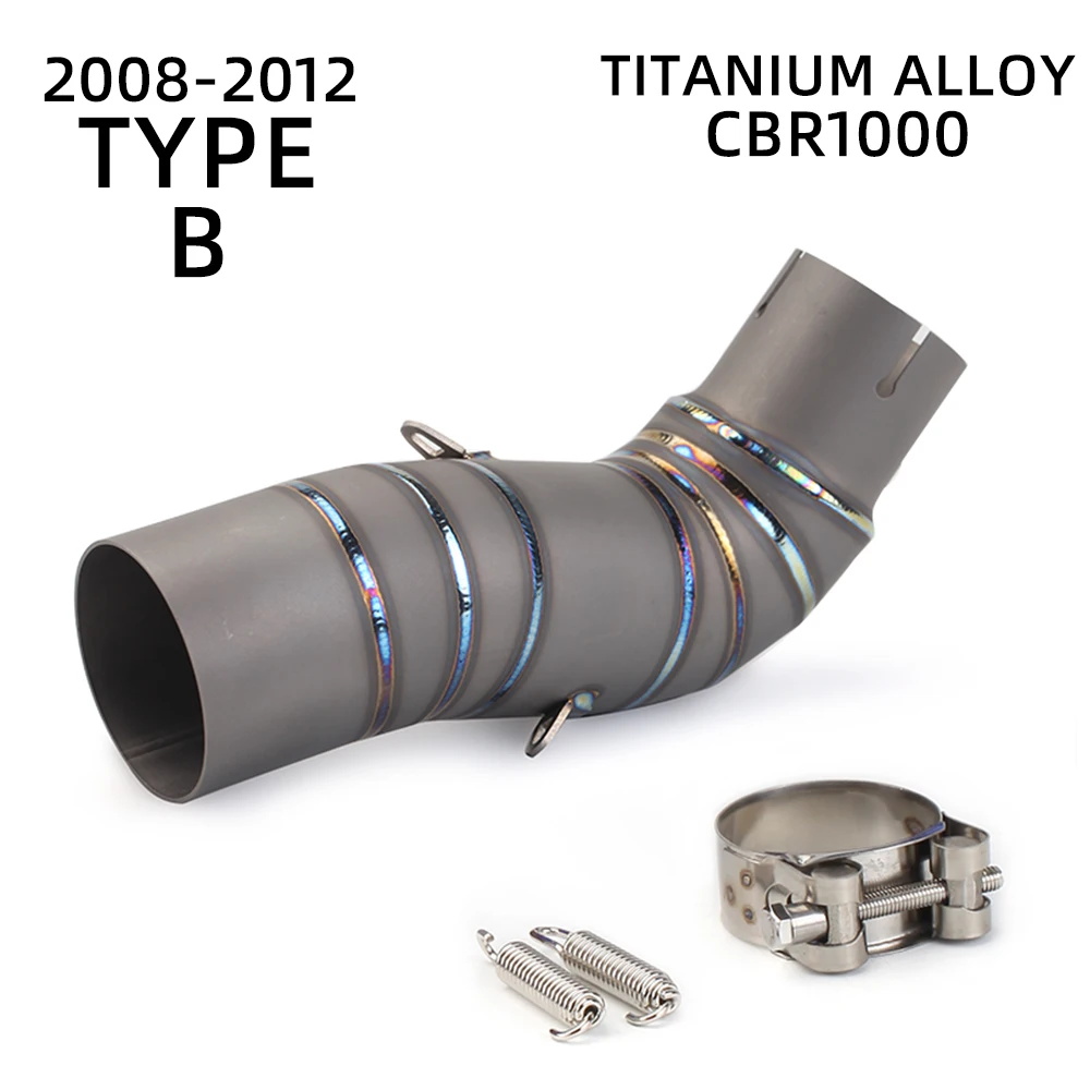 Tubo escape medio acero inoxidable para Honda CBR1000RR 2004-2012 - imagen 2