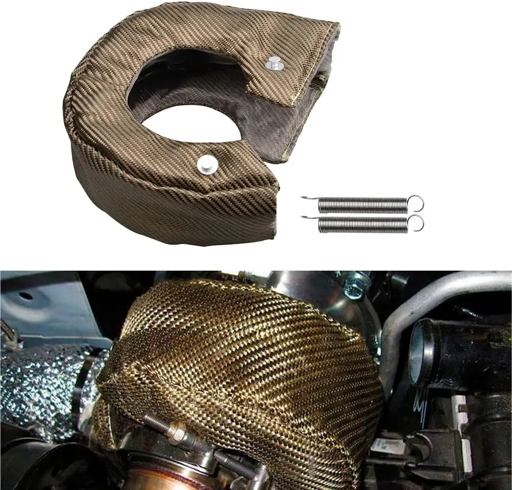 Manta térmica de titanio para turbocompresor T4/T6 con muelles - imagen 3