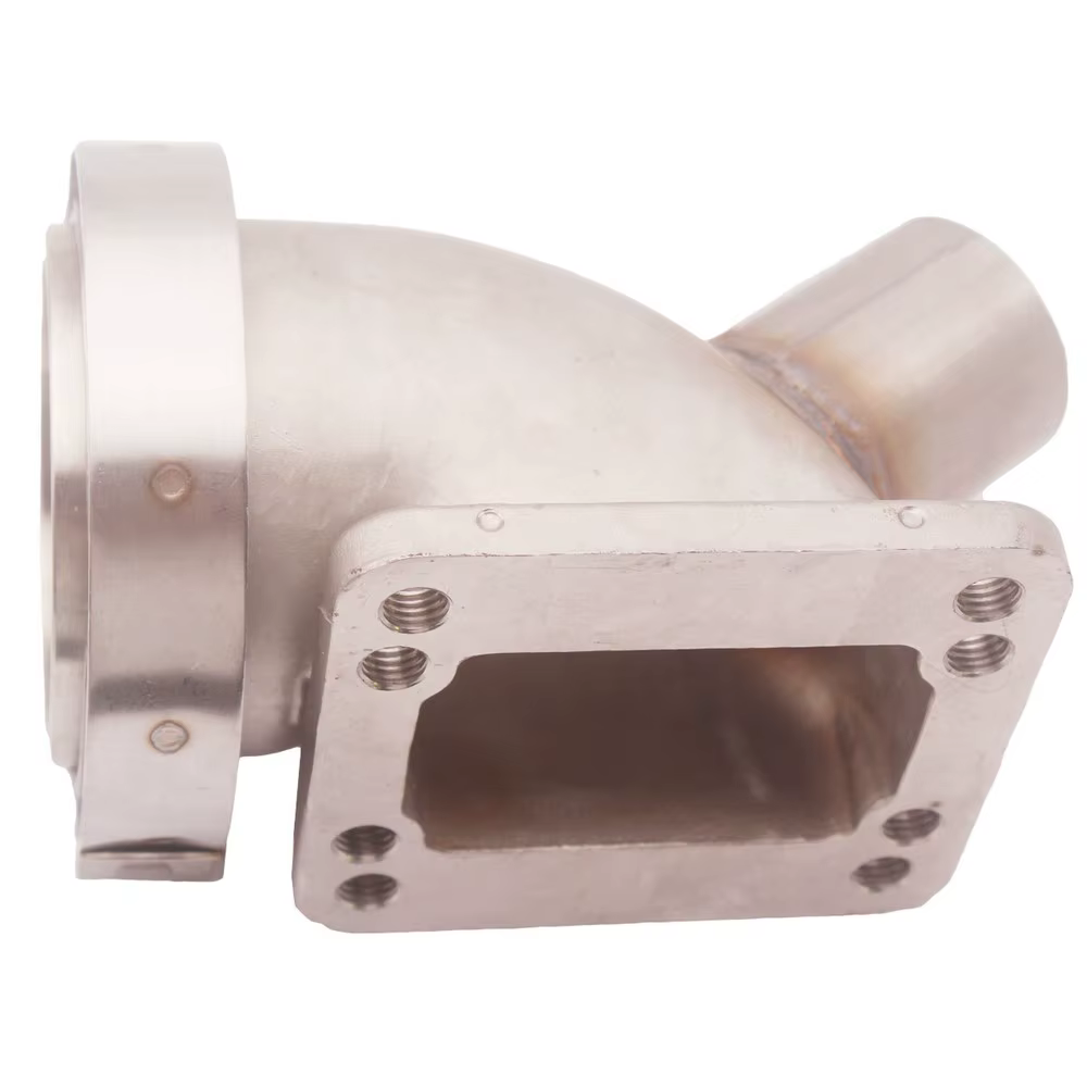 Detalle de la conexión de banda V y el tubo Wastegate