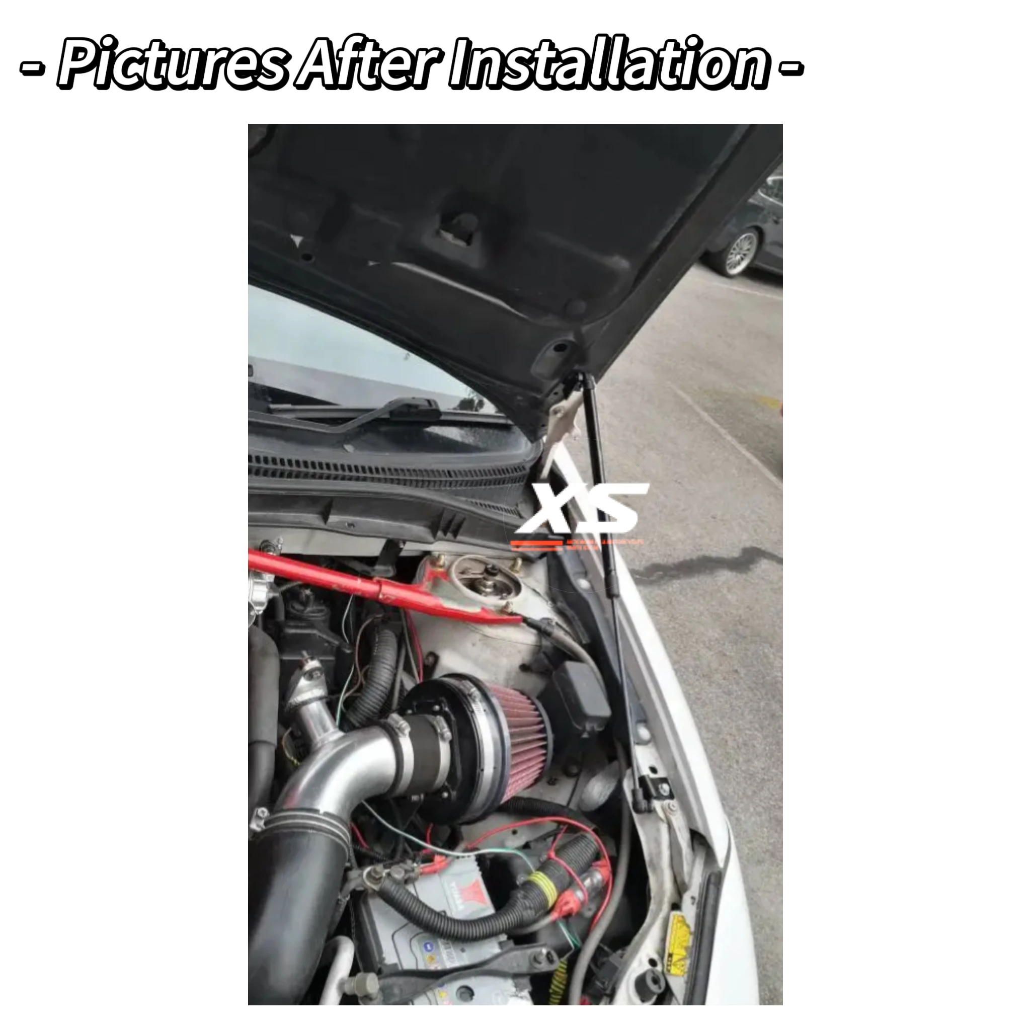 Puntales de capó Toyota Caldina T240 – soporte delantero 2002-2007 - imagen 4