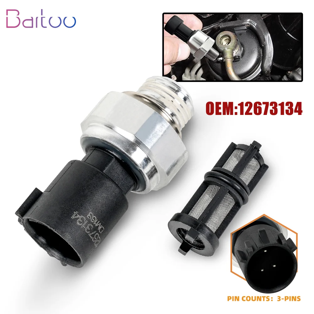 Interruptor presión aceite con filtro – Chevrolet Silverado/GMC 09-17