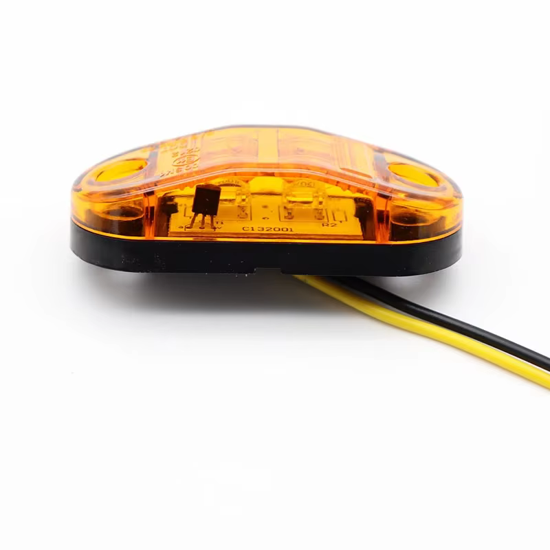 Luz LED ámbar de posición lateral 12/24 V para camión y remolque - imagen 5