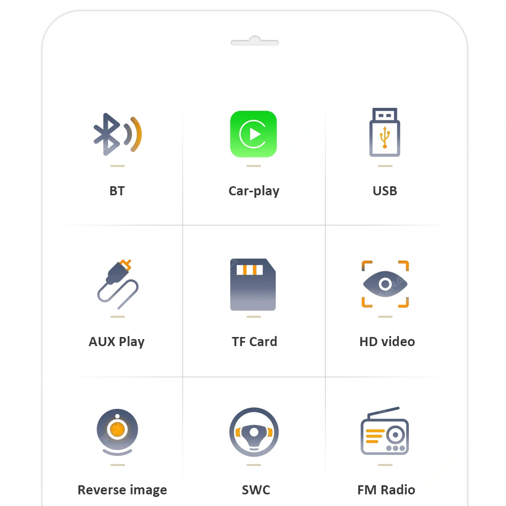 MEKEDE Radio 1 DIN con pantalla retráctil, Android Auto y CarPlay inalámbricos - imagen 2