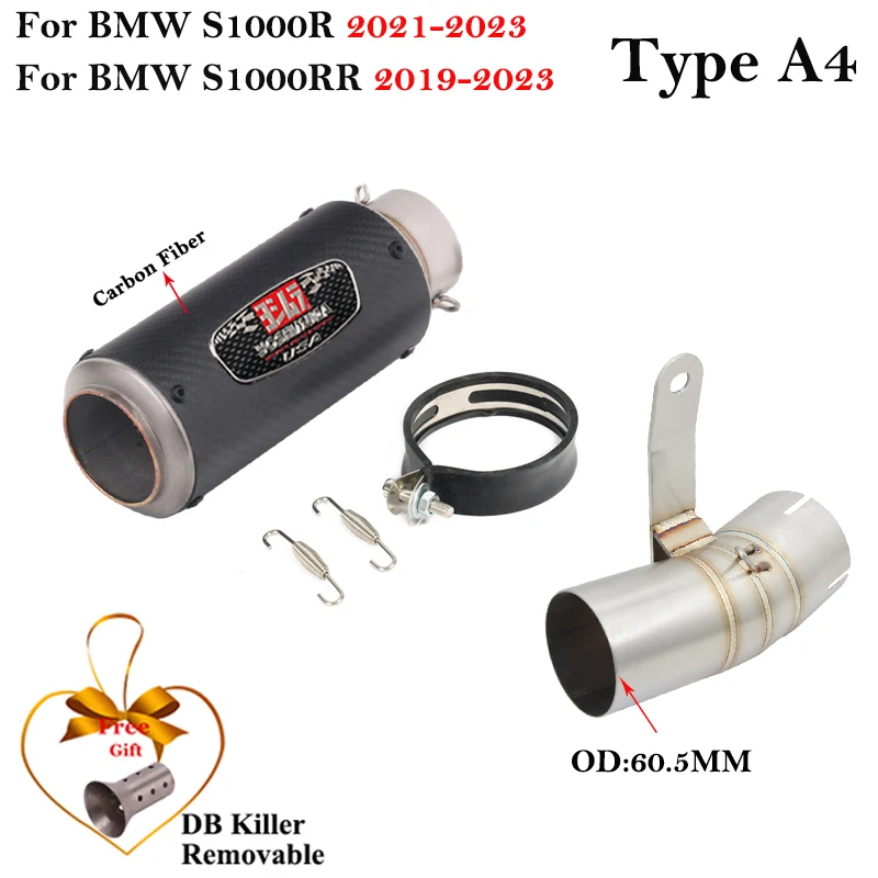 DB Killer Systems silenciador de carbono tubo medio BMW S1000RR/S1000R - imagen 3