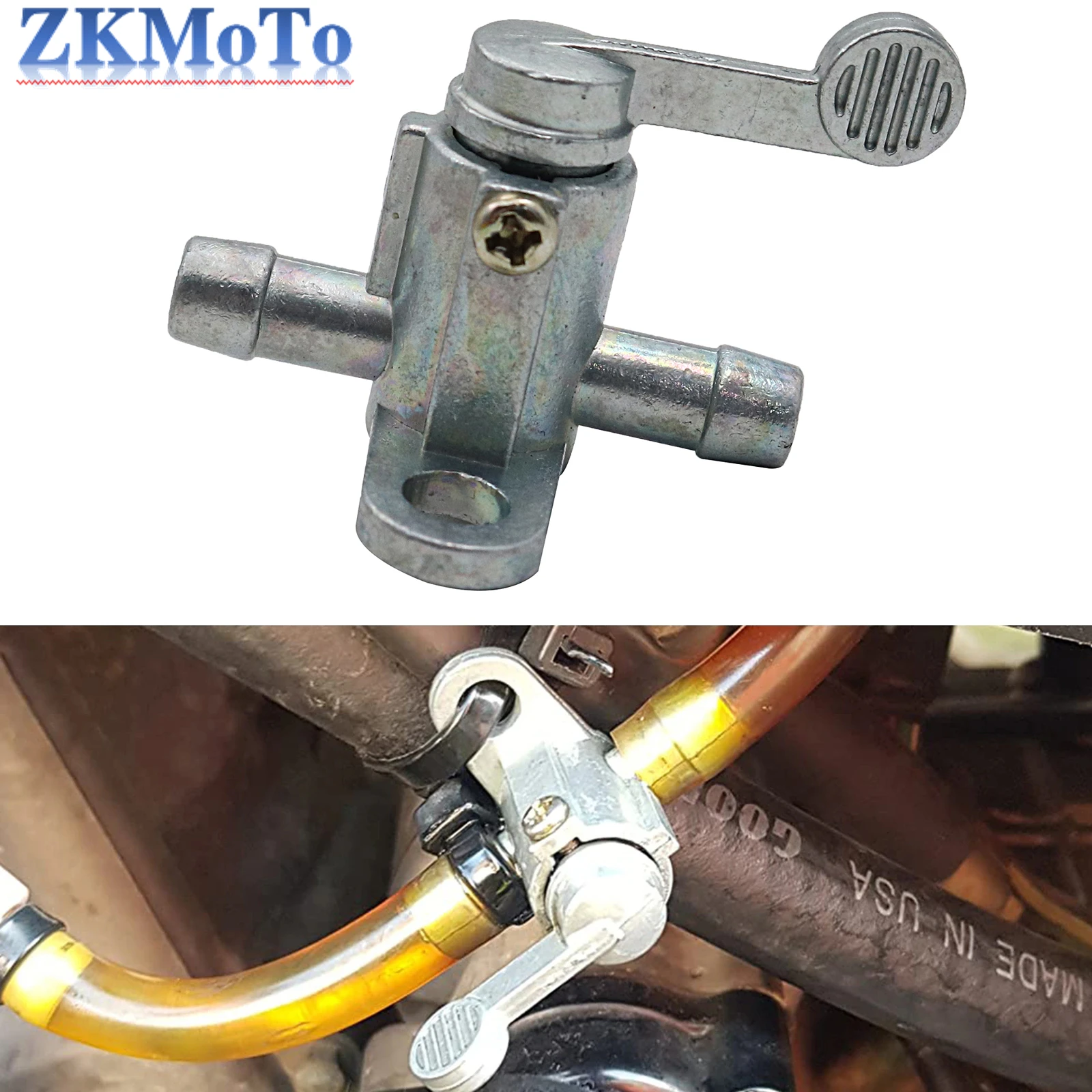 Grifo de combustible para motocicleta ATV, válvula de gasolina, interruptor de tanque de combustible para Honda Kawasaki KTM Suzuki Yamaha PW50 PW50, accesorios universales
