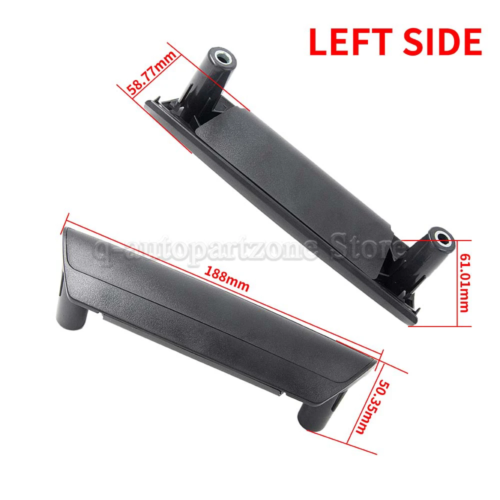 Par cubiertas manilla puerta interior VW T5 ref. 7H0867179B 7H0867180B - imagen 2