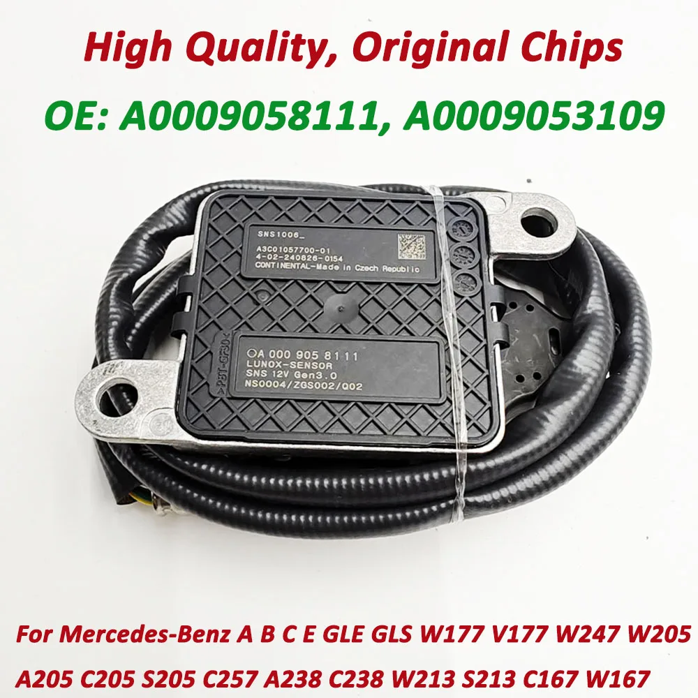 Sensor NOx A0009058111 Mercedes-Benz Clase A B C E GLE GLS