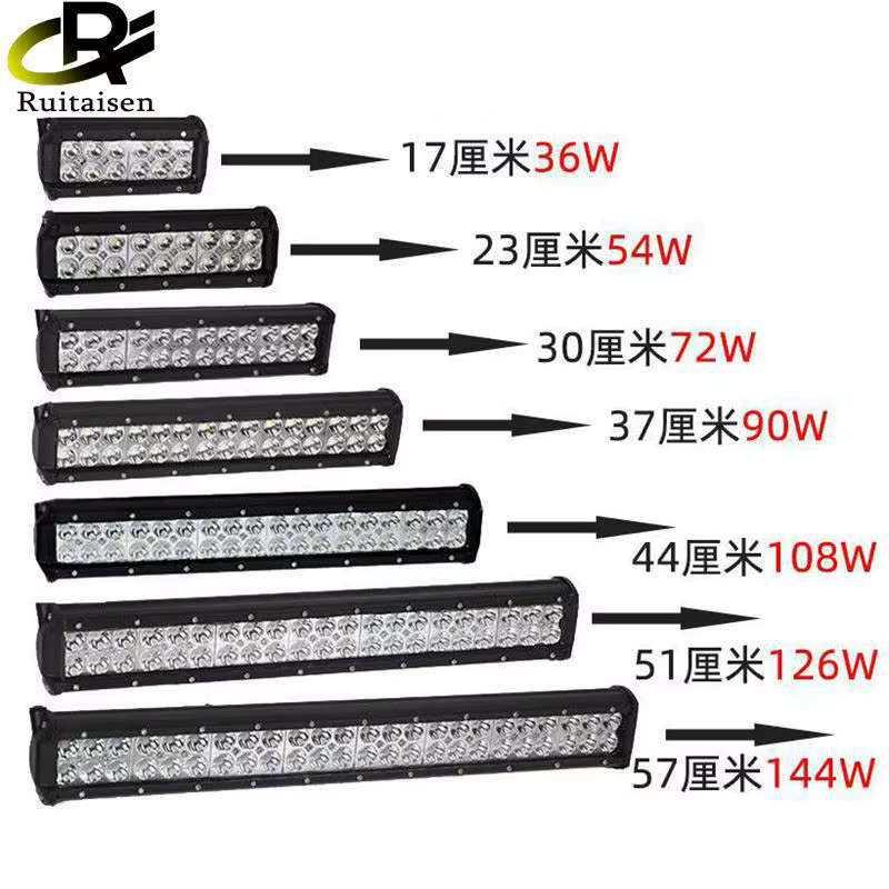 Barra LED de trabajo doble fila de alta potencia para coche