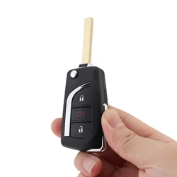 Carcasa plegable para mando de llave Toyota con hoja VA2
