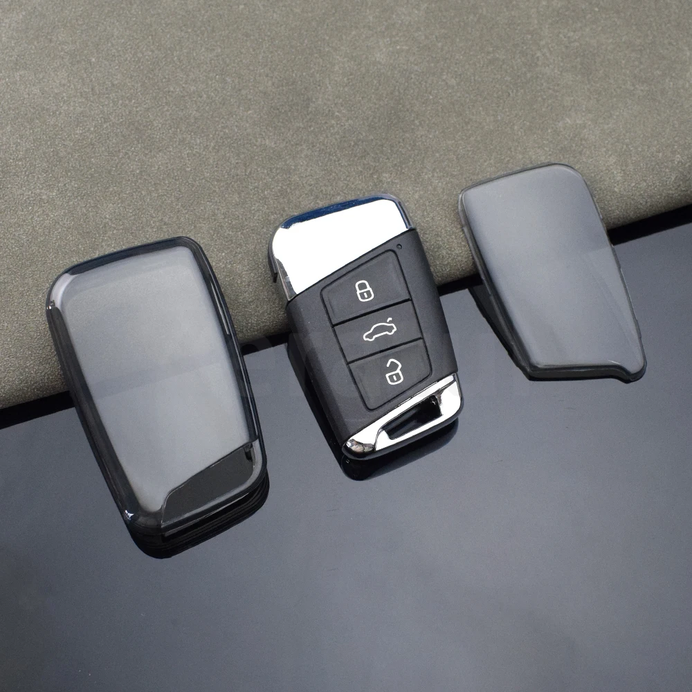 Funda llave TPU transparente VW Passat B8 y Skoda Superb - imagen 5