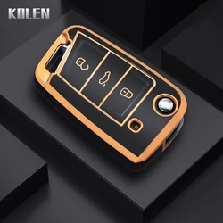 Funda de TPU para llave con tapa: VW Golf 7, Tiguan y SEAT Ateca