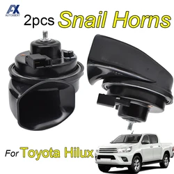 Caracol cuerno para Toyota Hilux AN10 AN20 AN30 AN120 AN130 2004-2020 12V 110-125db fuerte cuerno de coche 410/510Hz doble tono de cuerno