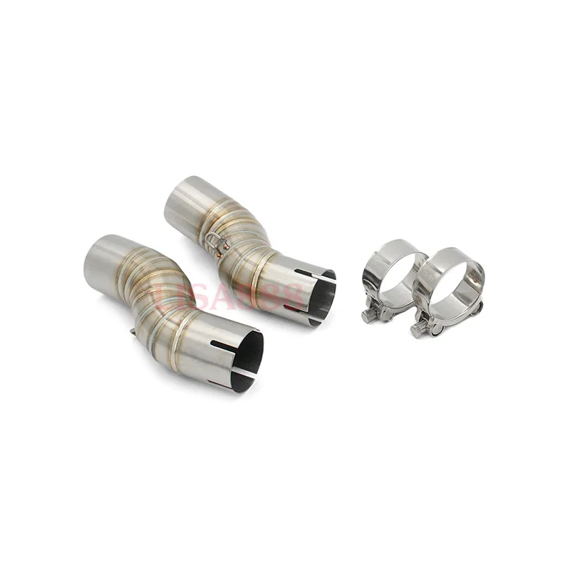 Para Hayabusa GSXR1300 GSXR 1300 2021 2022 2023 2024 enlace Escape de motocicleta izquierda y derecha 51mm tubo de enlace medio - imagen 3