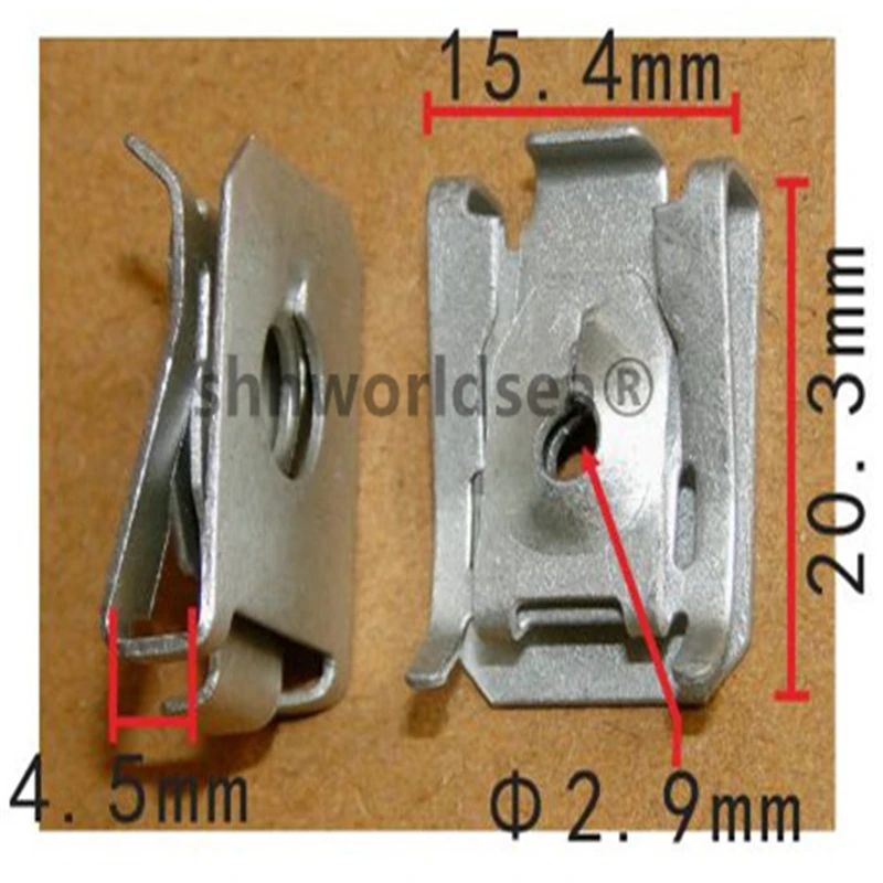 Grapa metálica BMW para panel lateral de maletero 07147330002 - imagen 2