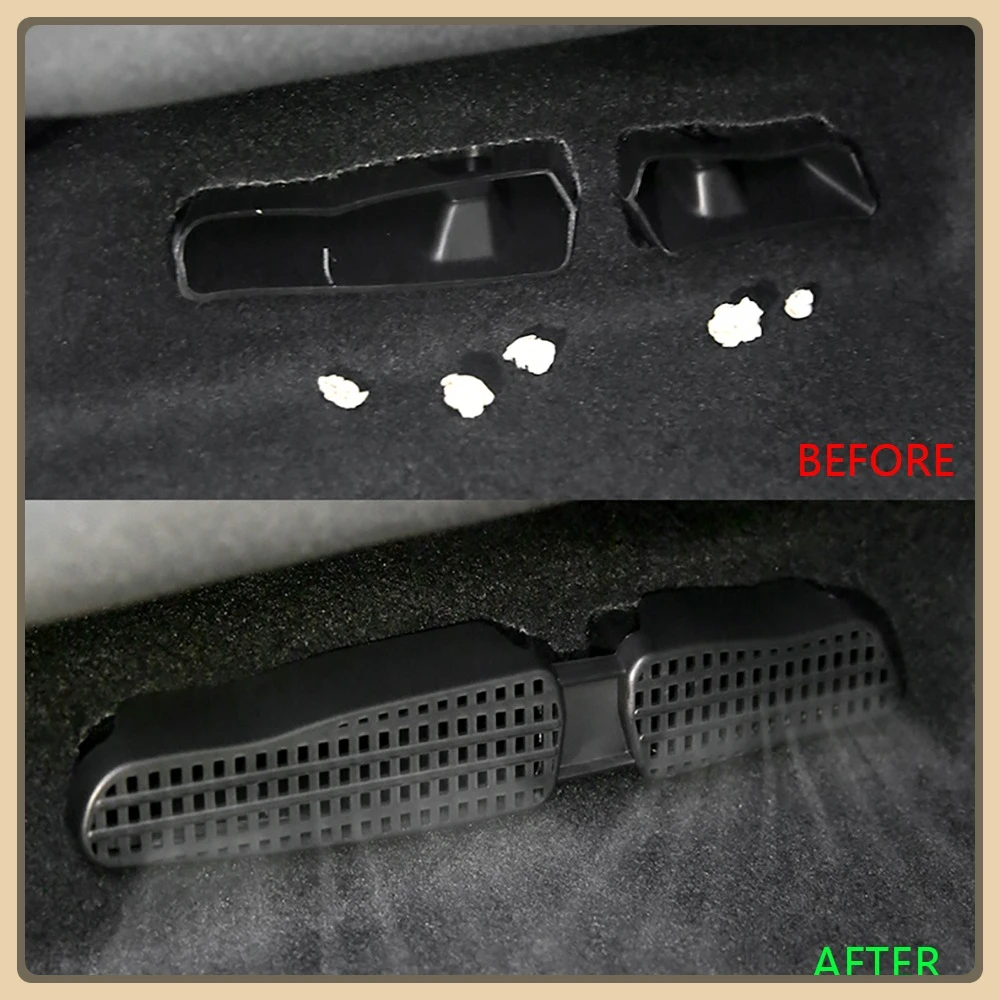 Rejilla de salida de aire trasera para Audi A3 8V, SEAT León 5F y VW Golf 7
