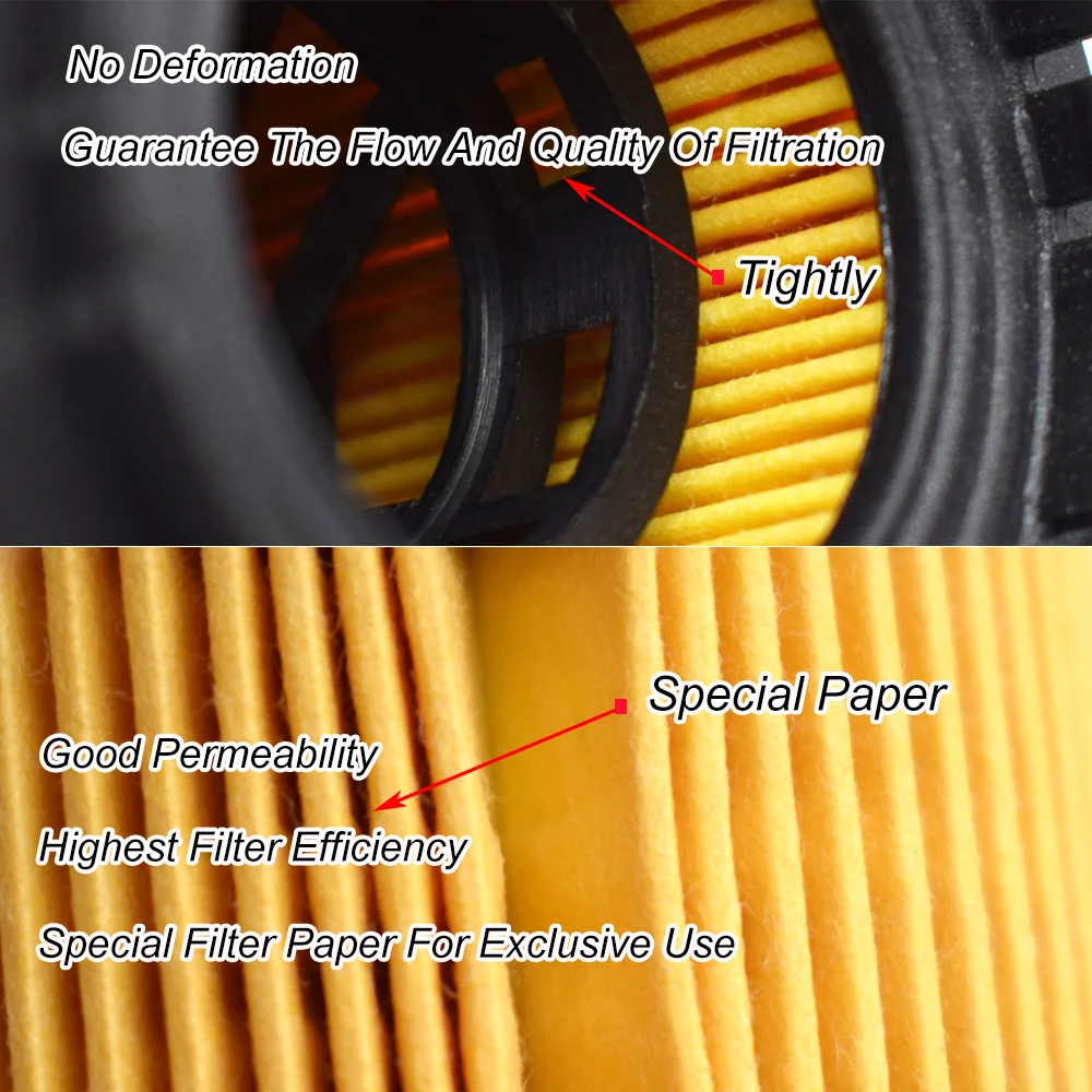 QTY 3, filtro de aceite 12605566   Para Buick Chevrolet HHR Cadillac BLS 2007 2008 2009 2010 / Chevrolet Malibu 2011 2012 2013 2014 2015 - imagen 4