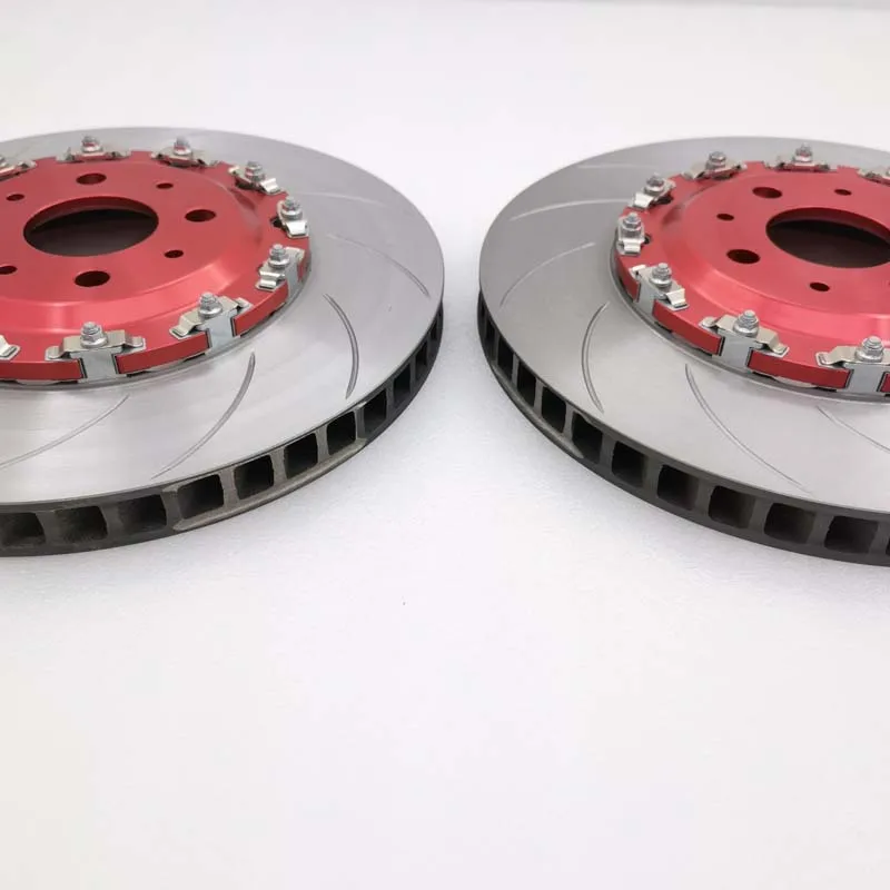 Jekit Disco de freno 362x32 mm con centro flotante rojo - Golf - imagen 2