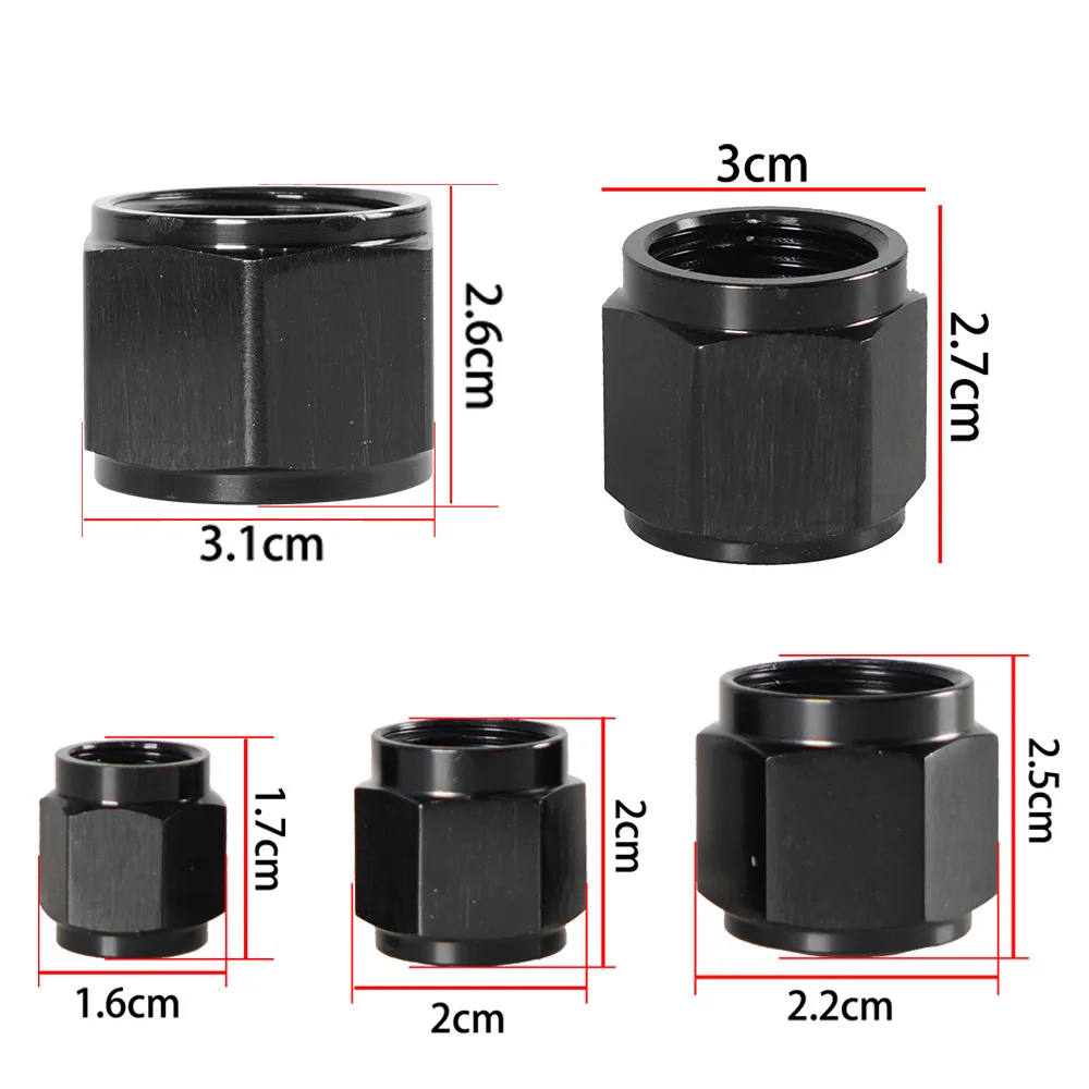Racor AN hembra de aluminio abocardado – 4AN a 12AN - imagen 2