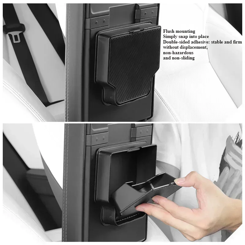Reposabrazos Tesla Model Y con caja almacenamiento oculta 2025 - imagen 4