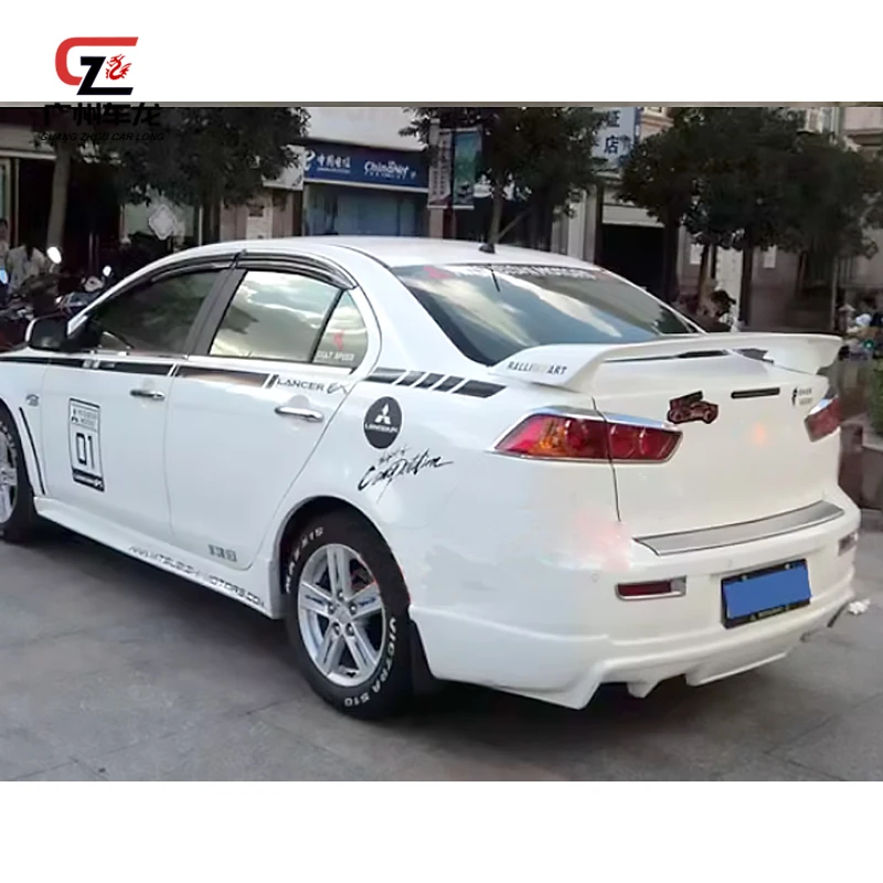 Kits de carrocería de coche de estilo deportivo labio delantero para mitsubishi Lancer 2009-2012 difusor trasero faldas laterales de labio Material ABS piezas exteriores - imagen 5