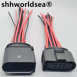 Shhworldsea Conector de faro xenón 14 pines – VW Audi