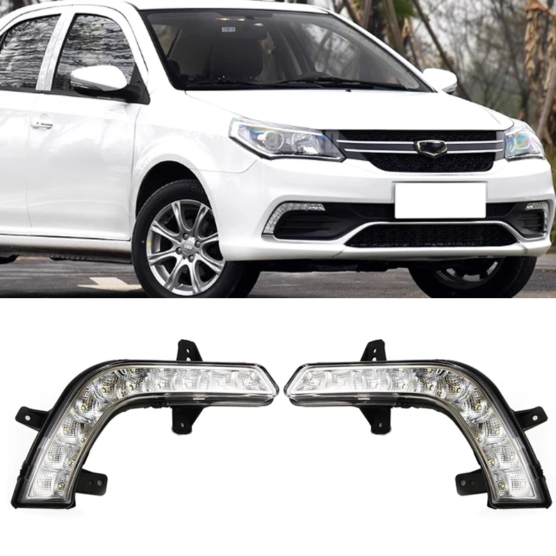 Luz antiniebla LED delantera con DRL para Geely GC6/MK 2016-2019