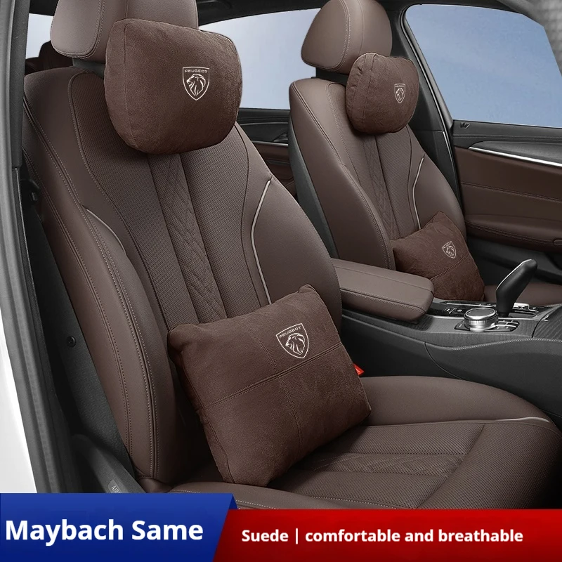 Cojín lumbar reposacabezas para Peugeot – soporte cervical coche - imagen 2