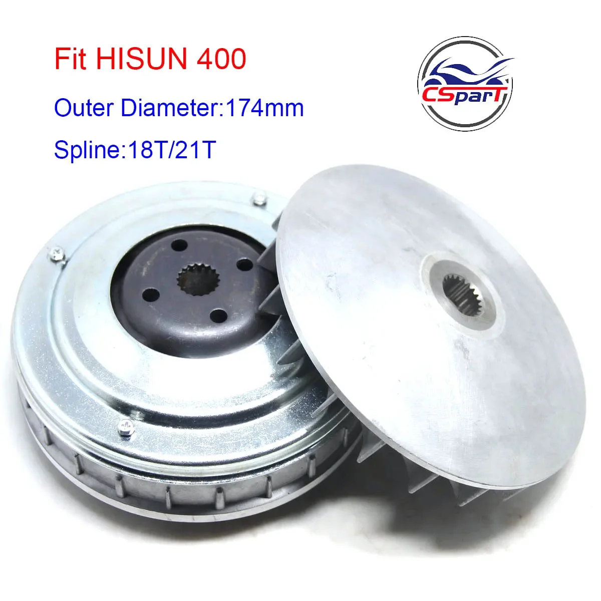 Kit de embrague primario y variador para Hisun 400 cc Massimo