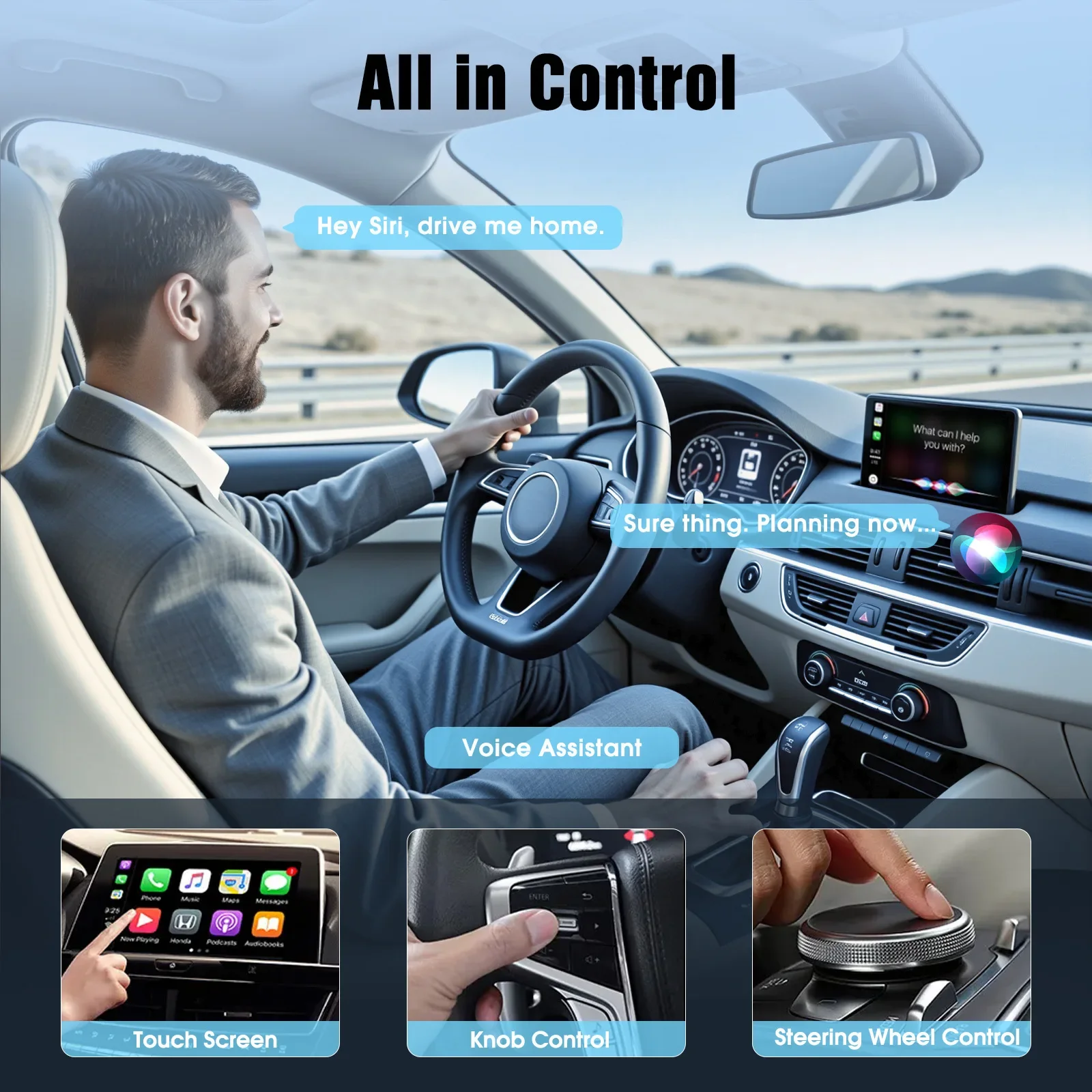 Receptor Apple CarPlay inalámbrico mini portátil - imagen 4