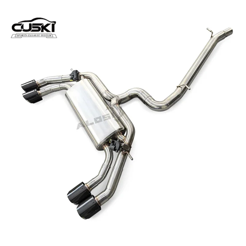 Sistema de escape trasero de acero inoxidable Volkswagen Golf 7.5R 2.0T - imagen 3