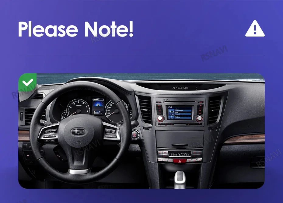 Pantalla principal del radio Android 15 en vehículo Subaru