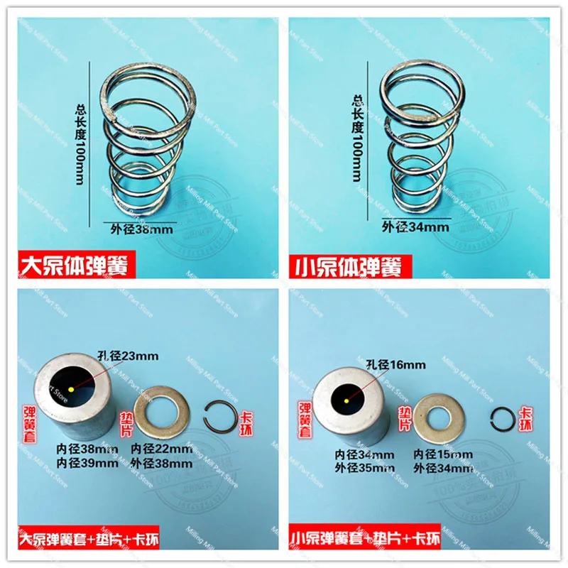 Gato hidráulico Horizontal para 4T 3T, bomba de aceite doble con cabezal de junta Universal, bomba de cuerpo, accesorios de gato de resorte - imagen 4