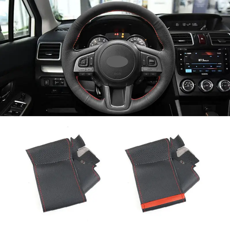 Funda de volante cuero perforado – Subaru Legacy/Outback/XV/Forester - imagen 2