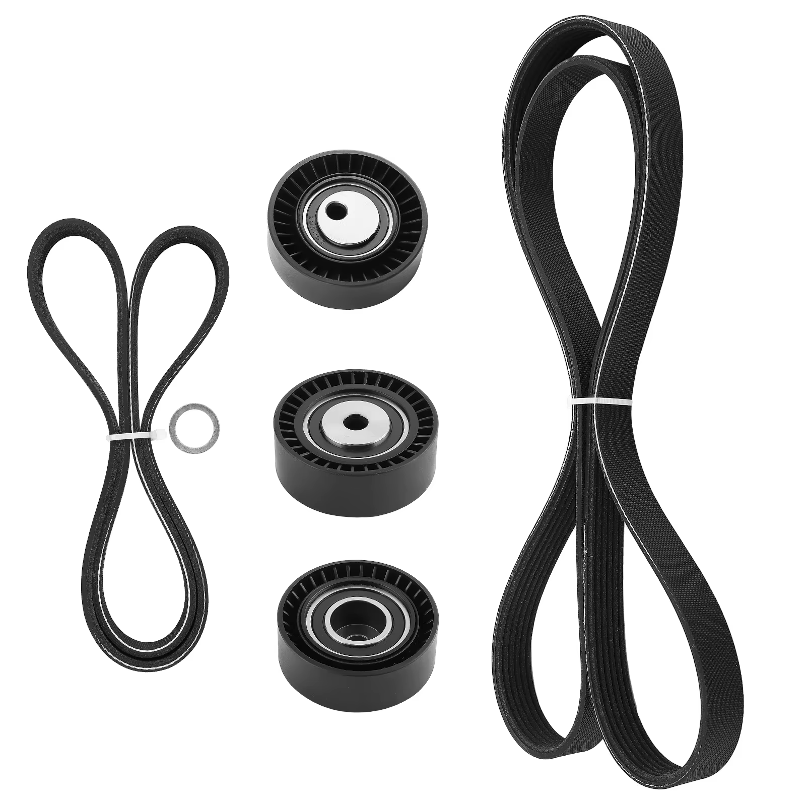 BMW 11281738605 Kit polea correa auxiliar E36 E39 E46 E53 - imagen 2