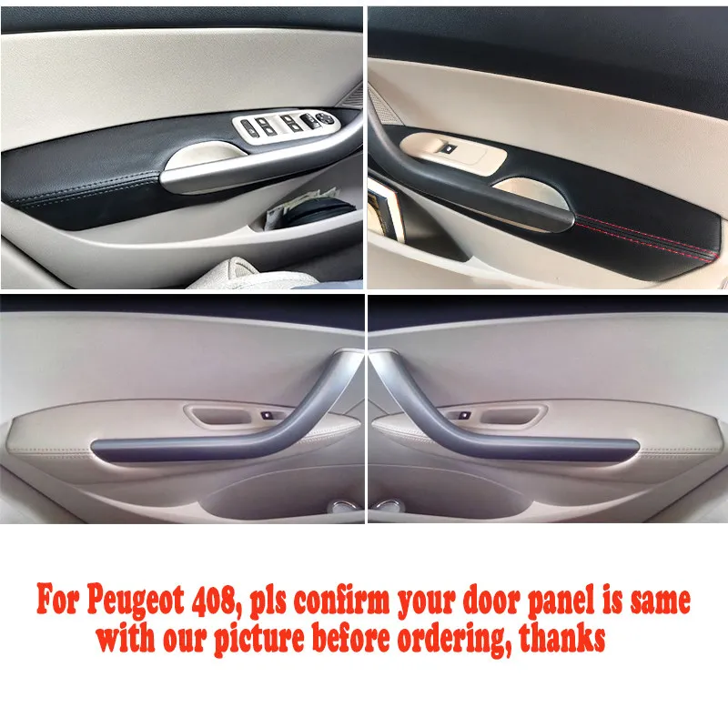 Embellecedor reposabrazos cuero microfibra Peugeot 408 2010-2013 - imagen 4