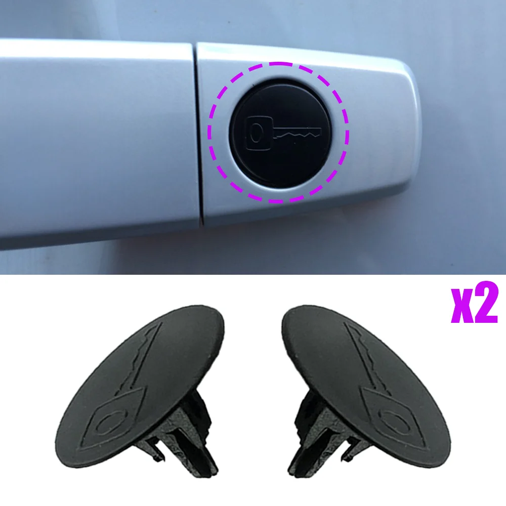 Tapones embellecedores de cerradura Mitsubishi Lancer, Pajero y ASX