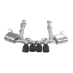 Escape catback GFC con válvula eléctrica – Corvette C8 Z06 5.5L V8