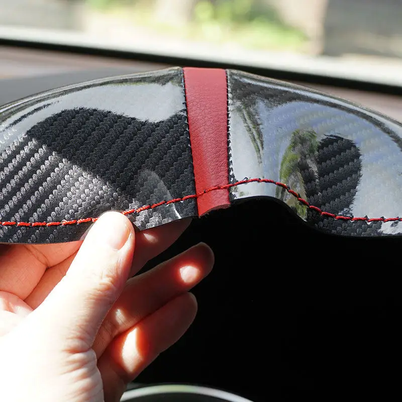 Embellecedor volante fibra carbono y gamuza – Audi S3 S5 - imagen 3